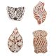 Set of 4 Piece New Mix Wooden Printing Block